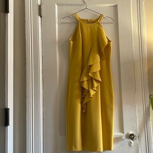 Vince Camuto ruffled sheath dress